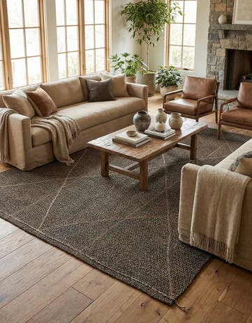 9' 9 x 14' Hand Knotted Moroccan Wool Rug
