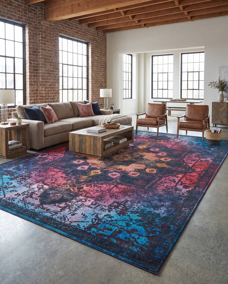 Detailansicht von 320cm x 425cm Waschbar Renaissance Teppich