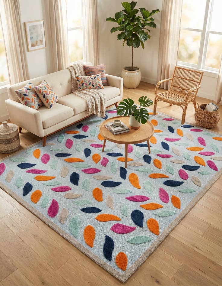 Detail image of 9' x 12'  Washable Aruba Indoor / Outdoor Rug