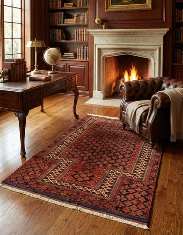 3' 3 x 4' 7 Gutchan Wool Rug
