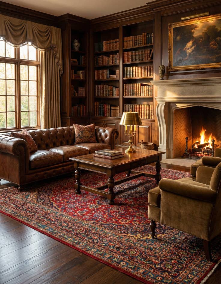 Detail image of 9' 3 x 12' 2 Mashad Wool Rug