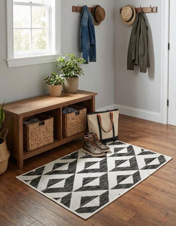 2' x 3' Easy-Clean Jill Zarin Napa Indoor / Outdoor Rug