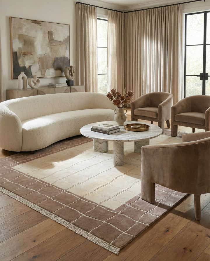 6' 5 x 9' 10 Hand Knotted Darya Wool Rug