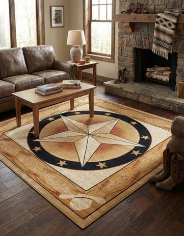 7' 10 x 7' 10 Pioneer Square Rug