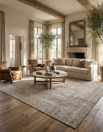 9' 7 x 12' 6 Hand Knotted Ultra Vintage Persian Wool Rug