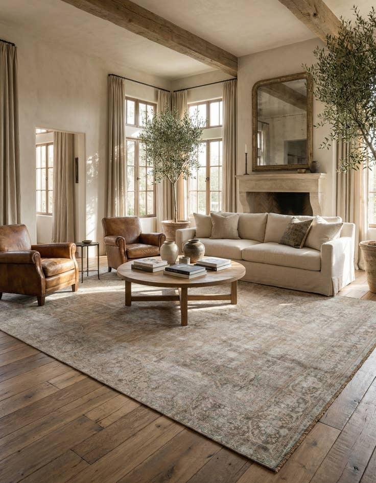 Detail image of  9' 7 x 12' 6  Hand Knotted Ultra Vintage Persian Wool Rug