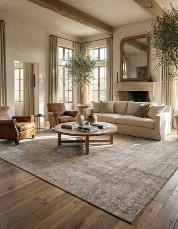 9' 7 x 12' 6 Hand Knotted Ultra Vintage Persian Wool Rug