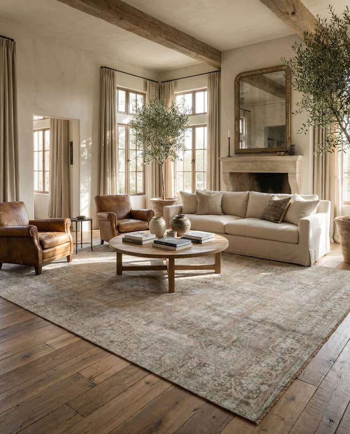 9' 7 x 12' 6 Hand Knotted Ultra Vintage Persian Wool Rug