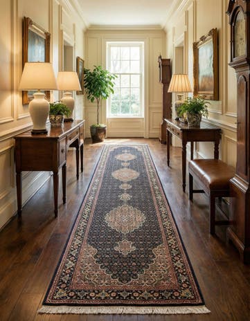 2' x 10' 9 Tabriz Mahi Wool Runner Rug