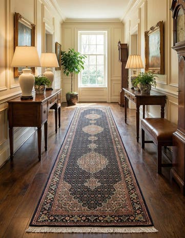 2' x 10' 9 Tabriz Mahi Wool Runner Rug
