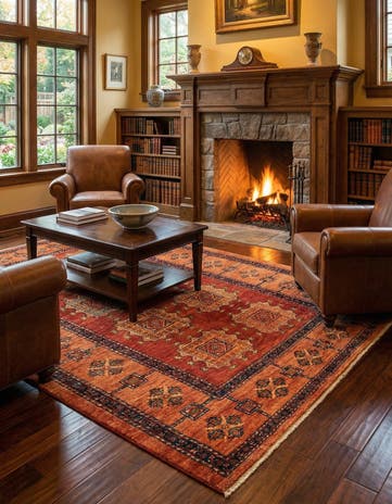 3' 8 x 5' 7 Kashkuli Wool Rug