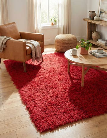 4' 4 x 6' 5 Hand Knotted Moroccan Wool Rug