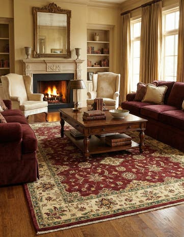 6' 10 x 10' 2 Hand Knotted Peshawar Ziegler Rug