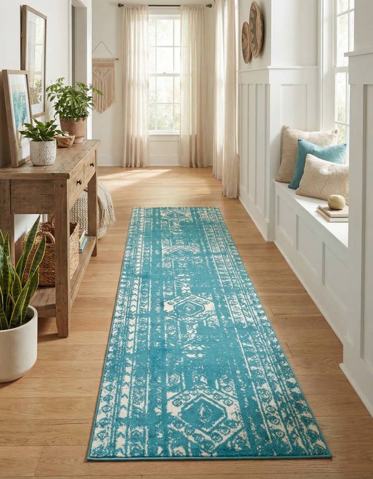 Detail image of 3' 3 x 14' Lennon Runner Rug