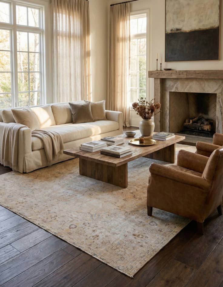 Detail image of 9' 3 x 12' 7  Hand Knotted Ultra Vintage Persian Wool Rug