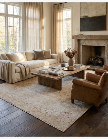 9' 3 x 12' 7 Hand Knotted Ultra Vintage Persian Wool Rug