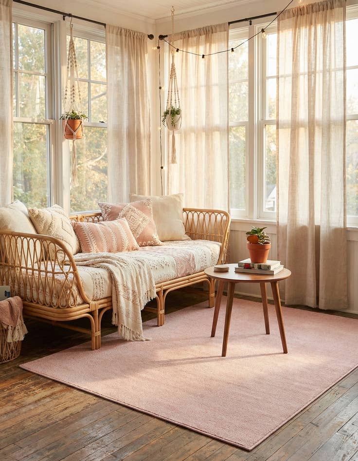 Detail image of 5' 3 x 5' 3 Everyday Solid Square Rug