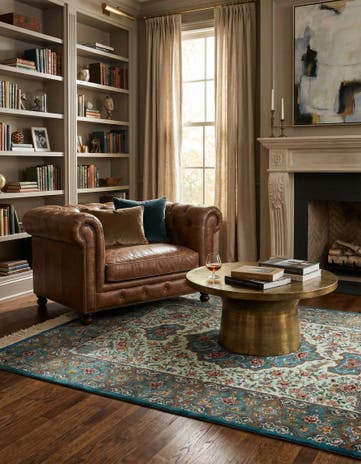 4' 1 x 6' 1 Ghom Silk Rug