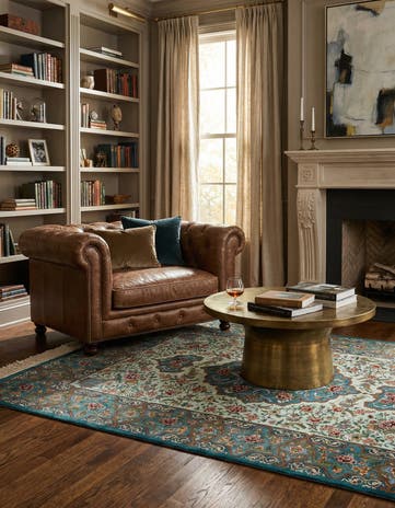4' 1 x 6' 1 Ghom Silk Rug