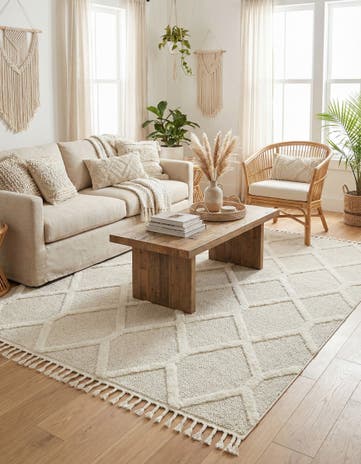 Ivory Boho Rug
