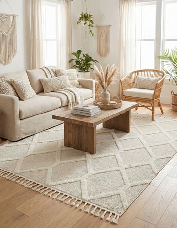 Ivory Boho Rug