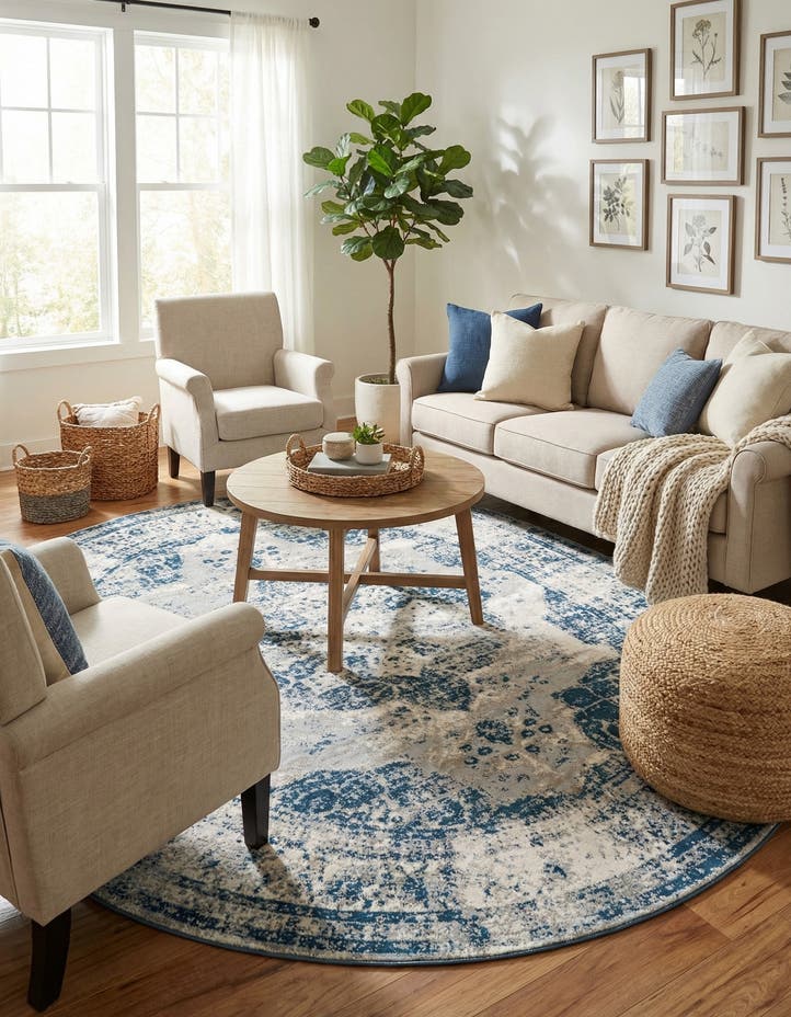 7' 10 x 10' Monte Carlo Oval Rug