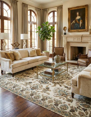 9' 11 x 12' 8 Hand Knotted Vintage Royal Persian Wool Rug