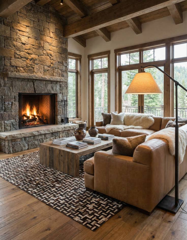 Detail image of  8' 2 x 10' 1 Cowhide - Patchwork Rug