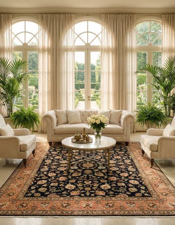 6' 9 x 8' 6 Tabriz Rug