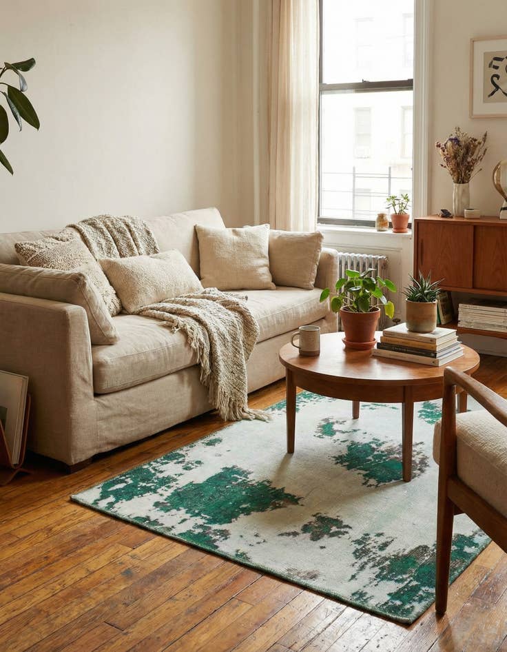 Detail image of 3' x 4' 3  Hand Knotted Ultra Vintage Persian Wool Rug