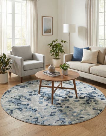 5' 3 x 5' 3 Kamala Washable Round Rug