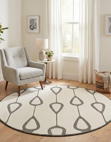 6' x 6' Prismatic Round Rug