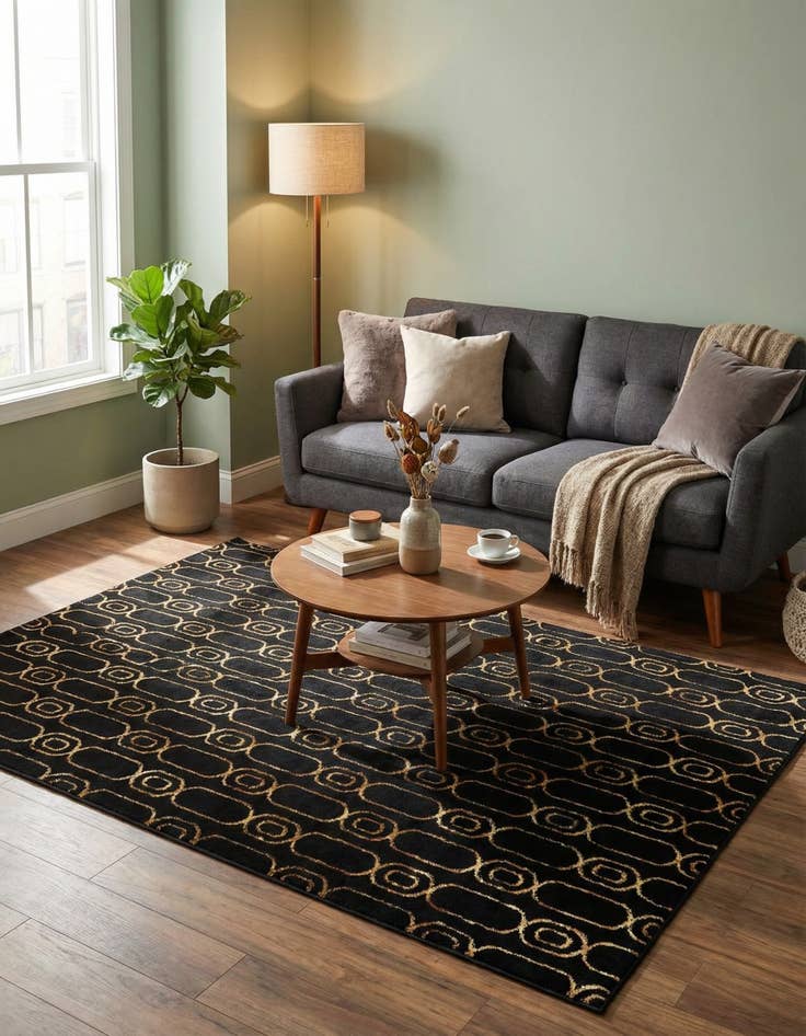 Detail image of 5' 3 x 7' Vogue Geo Rug