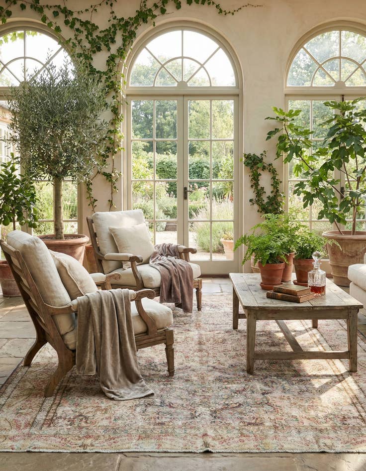 Detail image of 8' x 10' 4 Vintage Royal Wool Rug