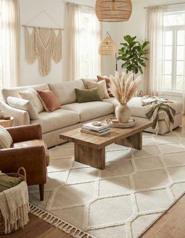 9' x 12' Boho Rug