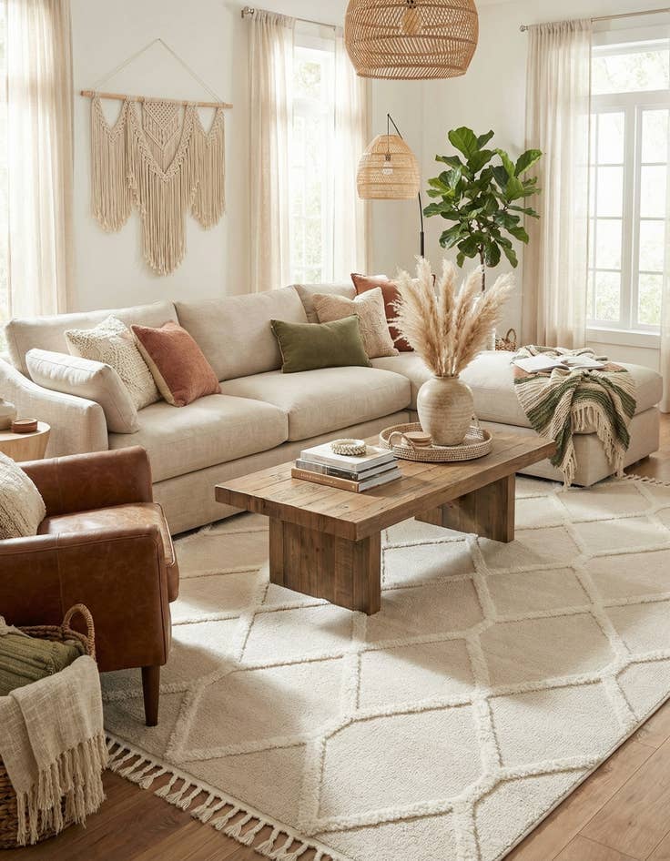 Detail image of  9' x 12' Boho Rug