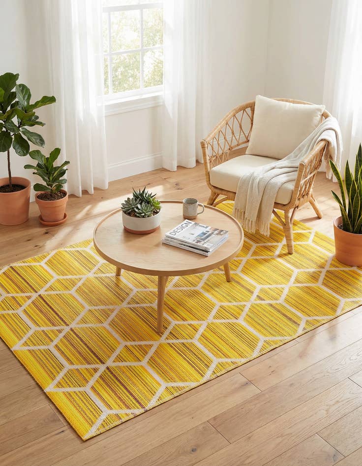 Detail image of 5' x 8'  Washable Vista Breeze Indoor / Outdoor Rug