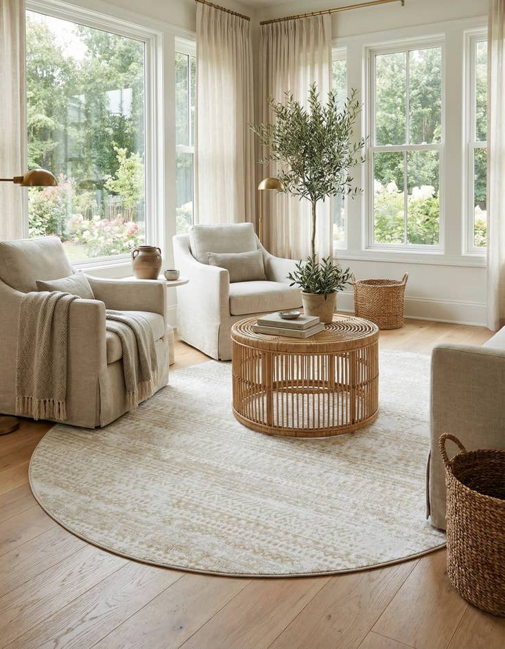 Detail image of 7' 10 x 10' Hermitage Oval Rug