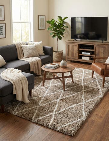 7' 10 x 11' Soft Touch Shag Rug