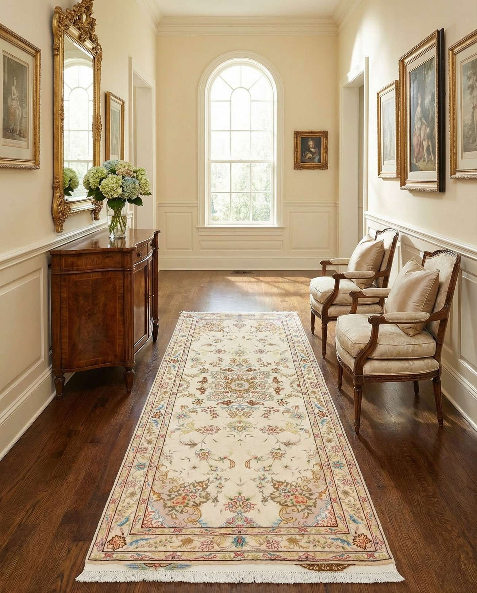 2' 8 x 6' 8 Tabriz Runner Rug