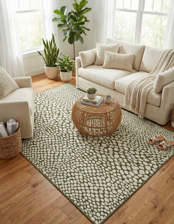 Detail image of 7' x 10'  Washable Jill Zarin Cape Town Indoor / Outdoor Rug