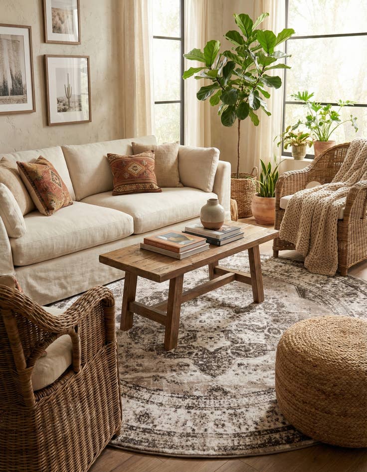 Detail image of  10' x 10' Monte Carlo Round Rug