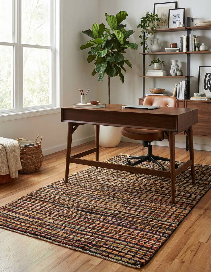 Detail image of  3' x 5' 2  Hand Knotted Modern Ziegler Rug