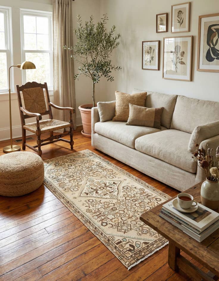 Detail image of 3' 3 x 6' 1 Hamedan Rug