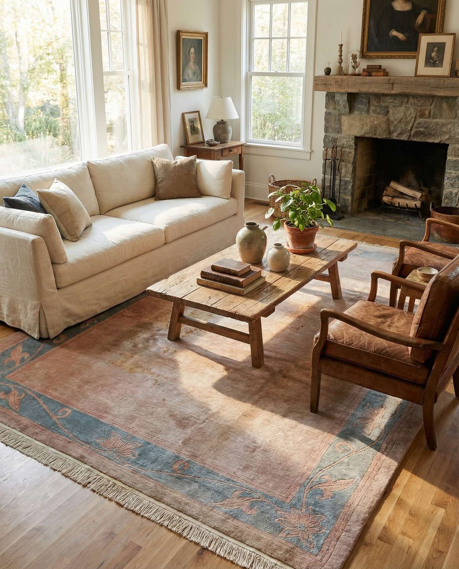 8' 4 x 11' 4 Hand Knotted Tibet Wool Rug
