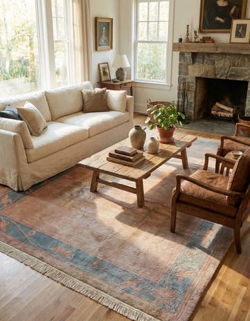 8' 4 x 11' 4 Hand Knotted Tibet Wool Rug