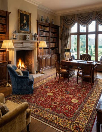 7' 8 x 10' 10 Tabriz Wool Rug
