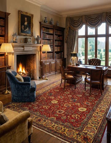 7' 8 x 10' 10 Tabriz Wool Rug