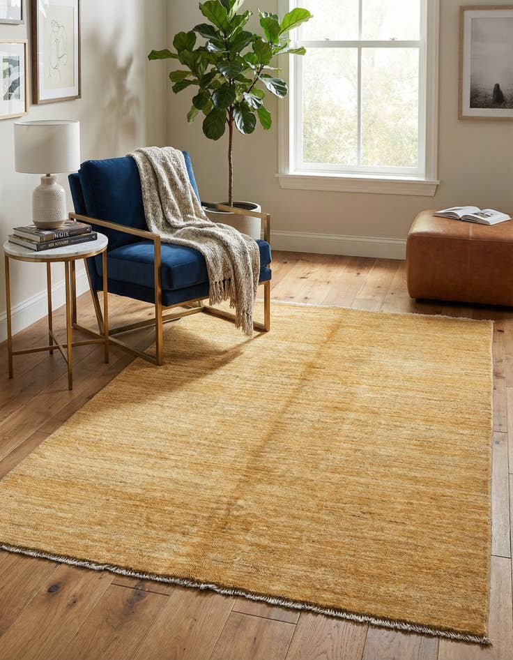 Detail image of 3' 7 x 4' 9  Hand Knotted Ultra Vintage Persian Wool Rug