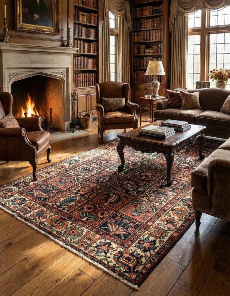 Detail image of 5' 3 x 10' 3 Bachtiar Rug